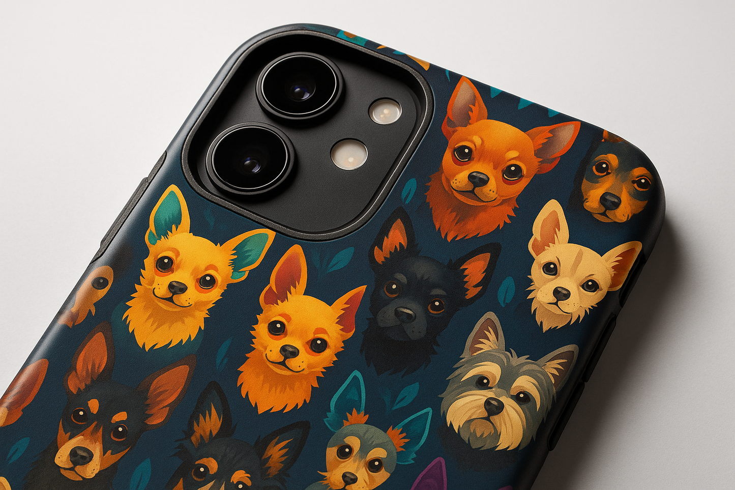 Happy Dog Faces Snap case for iPhone®