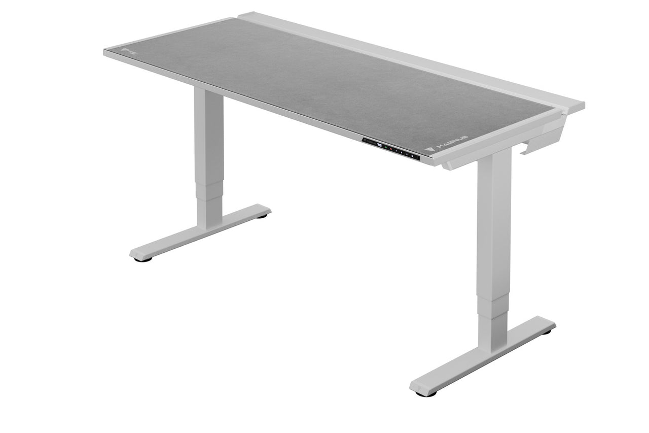 Secretlab Magnus Pro XL standing desk — black frame with MAGPAD desk mat