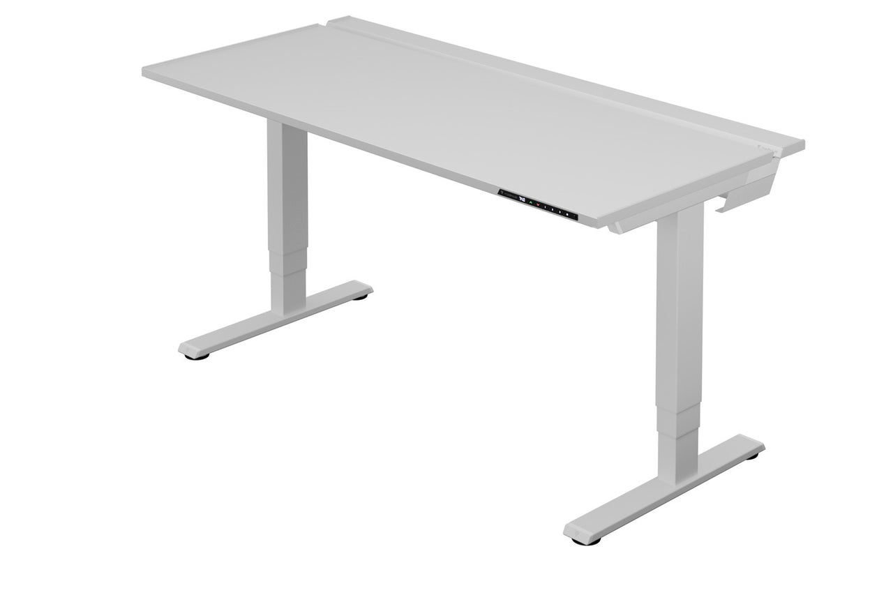 Secretlab Magnus Pro XL standing desk — stealth black with clean cable management