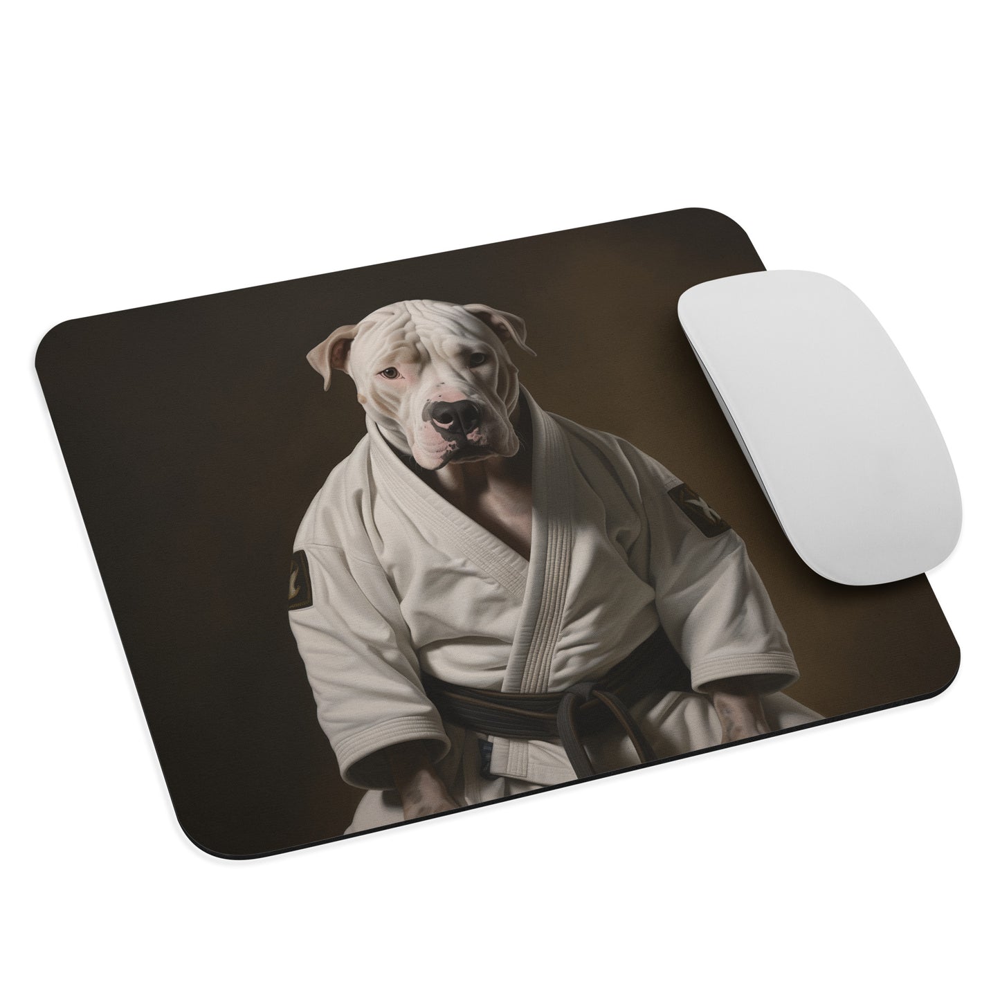 Pitbull in a Gi Mousepad