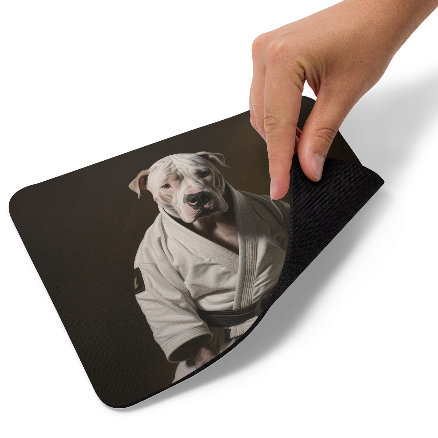Pitbull in a Gi Mousepad