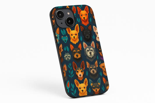 Happy Dog Faces Snap case for iPhone®