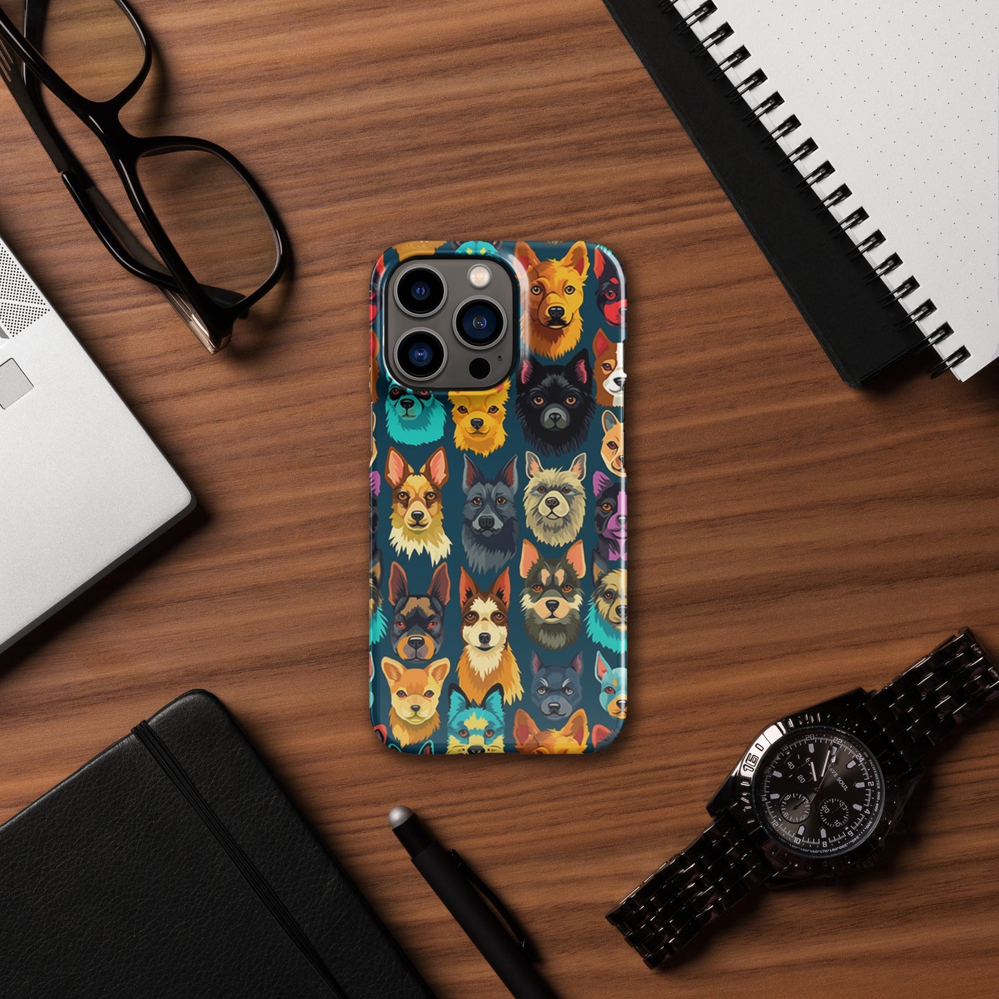 Happy Dog Faces Snap case for iPhone®