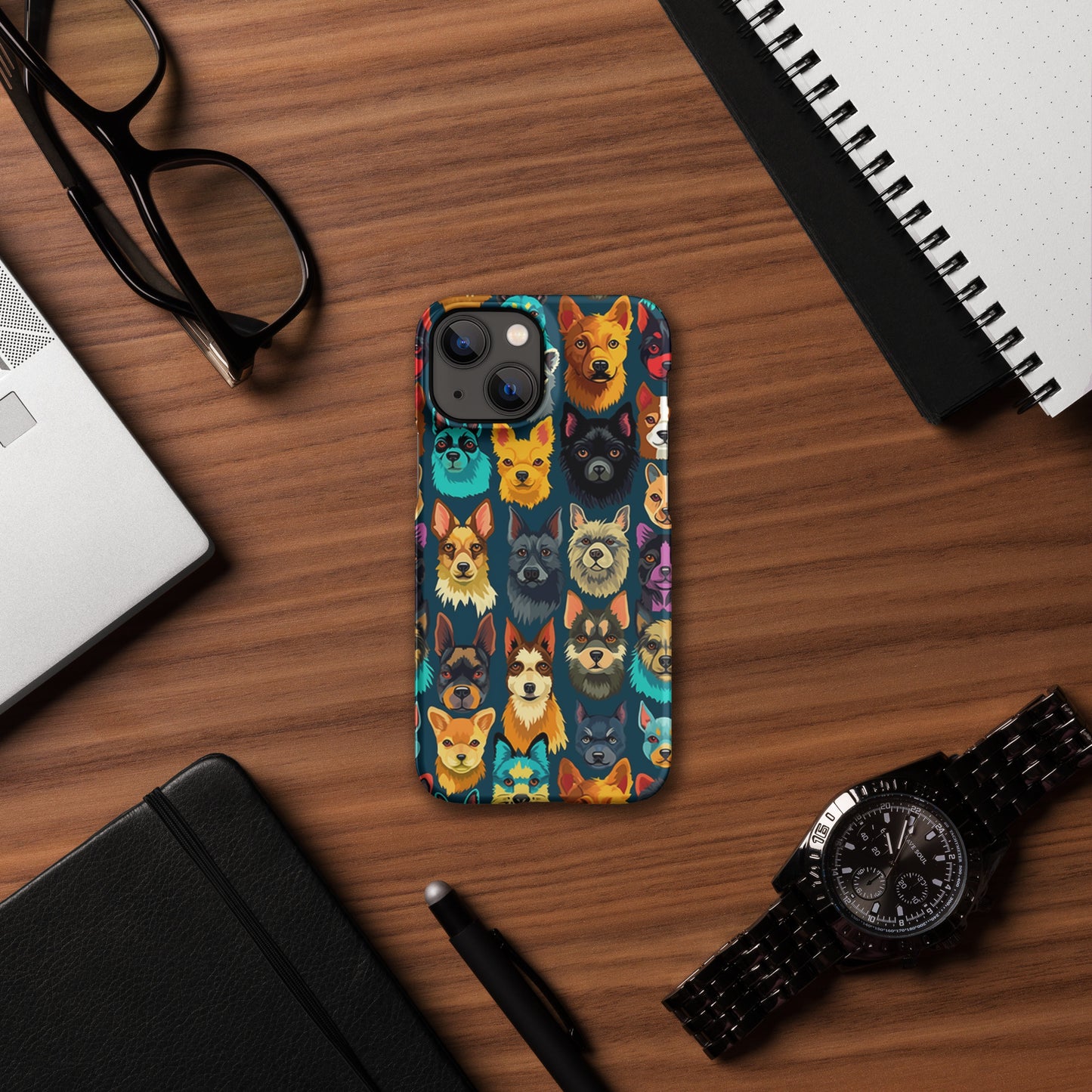Happy Dog Faces Snap case for iPhone®