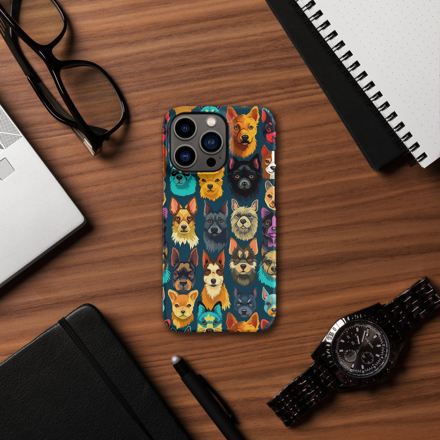 Happy Dog Faces Snap case for iPhone®